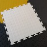 Модульная плитка ПВХ "Монета" белая