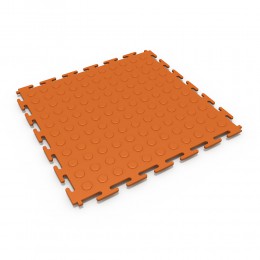 Модульная плитка ПВХ "Монета" оранжевая