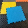 Модульная плитка ПВХ "Монета" бирюзовая